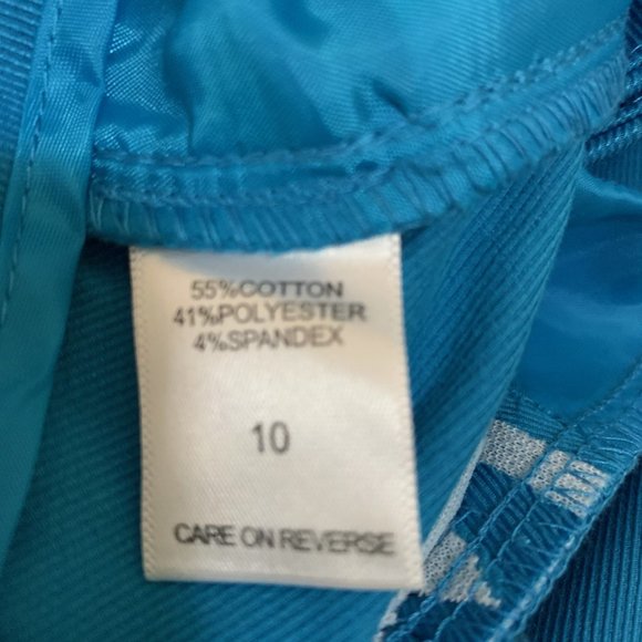 NWT NEW YORK & CO. 7TH AVENUE MODERN FIT STRAIGHT LEG STRETCH CROP PANTS 10 - Picture 7 of 11